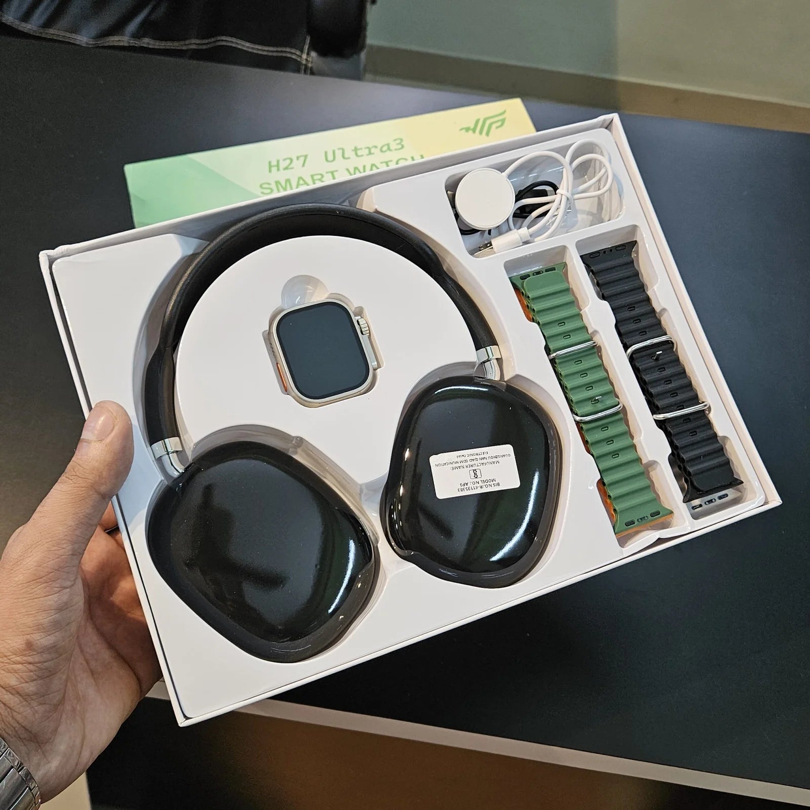 Watch ultra with headphones